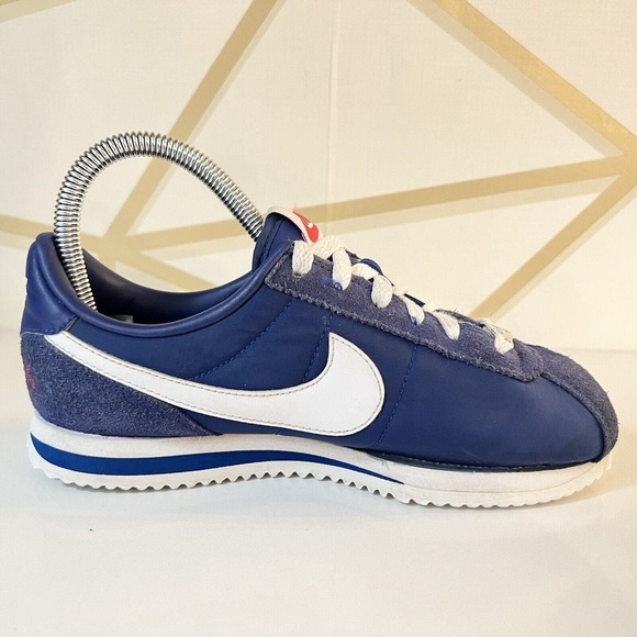 Nike Cortez Los Angeles Dodgers CI9957-400 Blue Sneakers Shoes 4Y Women 5.5 - Picture 9 of 13